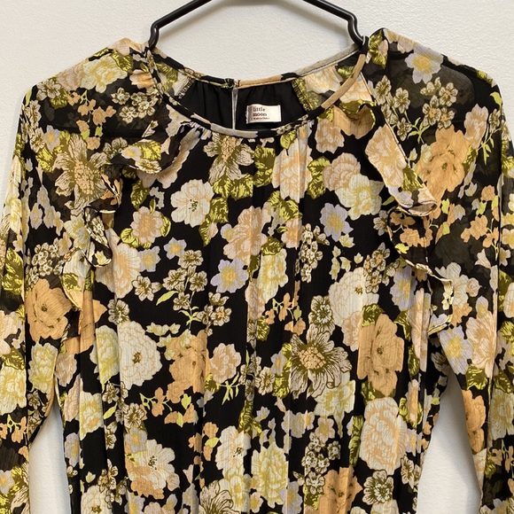 Aritzia Little Moon Verbenna Floral Dress Size S - Picture 6 of 11
